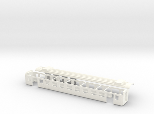Packwagen Swissexpress SBB Scale TT 1/120 1-120 1: in White Processed Versatile Plastic