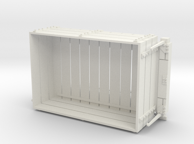 A-7-8-wdlr-a-class-open-fold-side-ends-wagon1c in White Natural Versatile Plastic