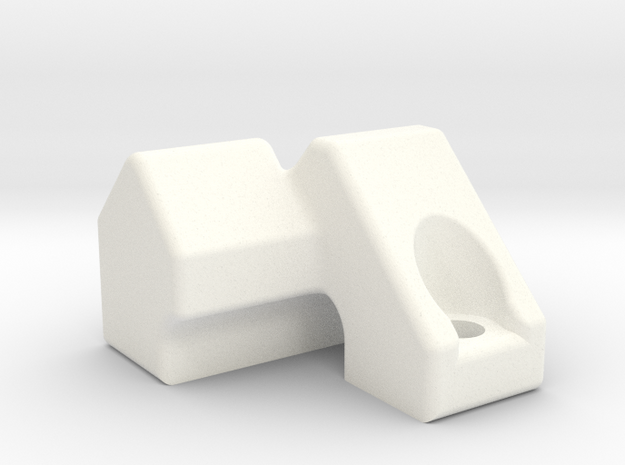 Soft Italia Vega Topcase Latch Replacement   in White Processed Versatile Plastic