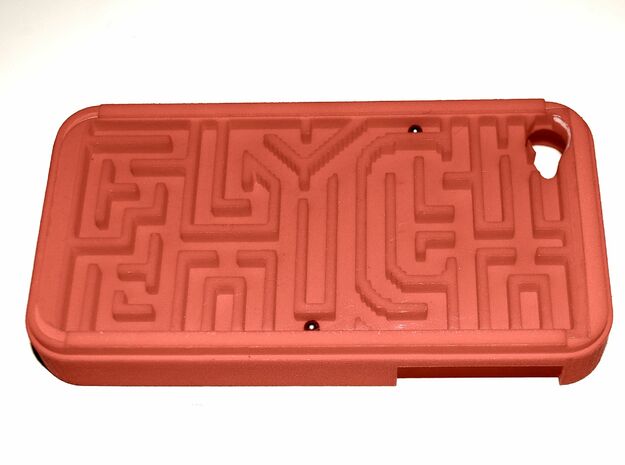 FLYHIGH: IPhone4 Maze Case in Red Processed Versatile Plastic