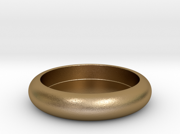 Dog 's  dish in Polished Gold Steel