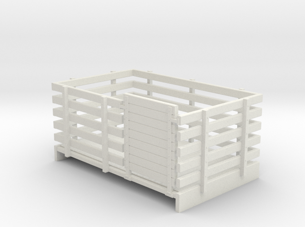 Sn2 W&L style sheep wagon  in White Natural Versatile Plastic