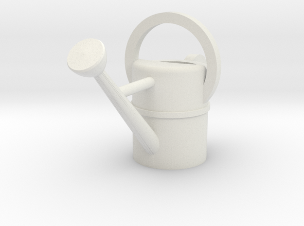 1:24 Watering Can in White Natural Versatile Plastic