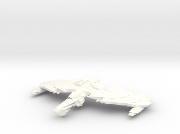 GhostHawk Class VI Refit  BattleCruiser in White Processed Versatile Plastic