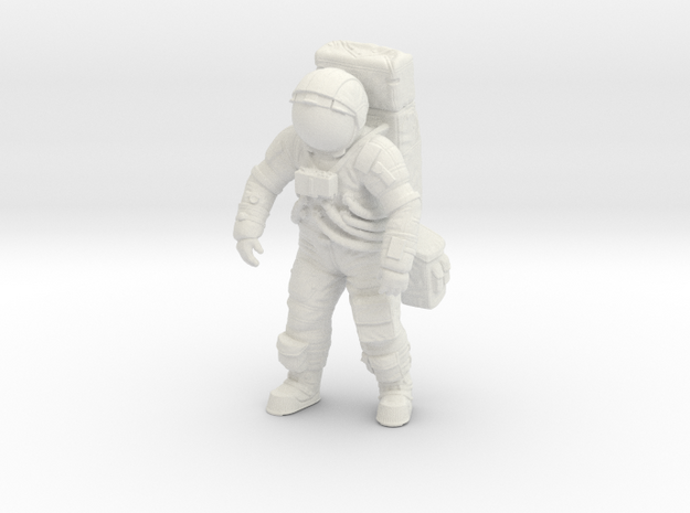  1:12 Apollo Astronaut in White Natural Versatile Plastic