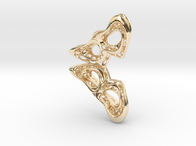 Butterfly02 in 14K Yellow Gold