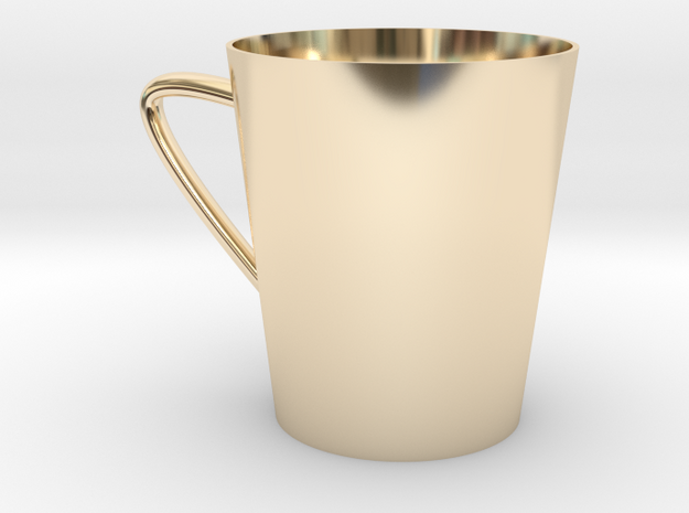coffee cup in 14K Yellow Gold