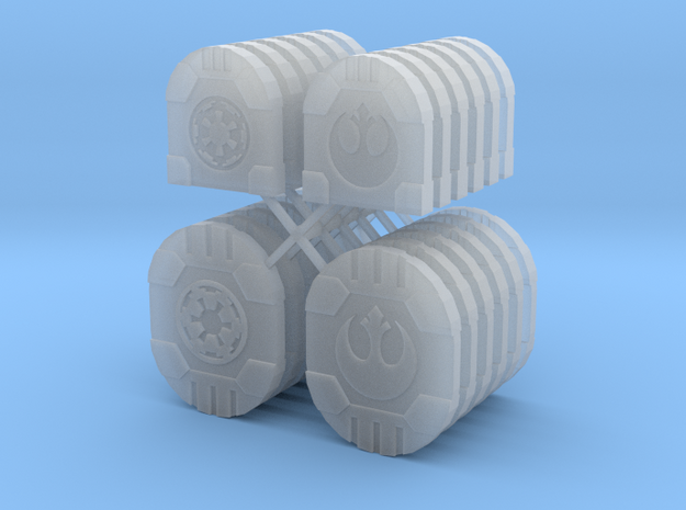 Star Wars Armada Ship ID Tokens in Smooth Fine Detail Plastic