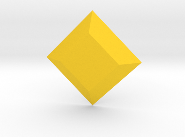 Steven Universe - Gem - Yellow Diamond in Yellow Processed Versatile Plastic