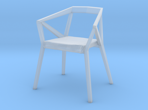 1:48 YY Chair in Tan Fine Detail Plastic