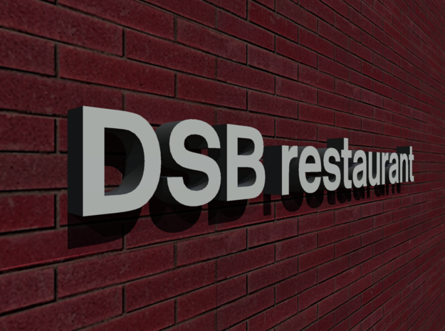 DSB Restaurant (K74) 1/87 in White Natural Versatile Plastic