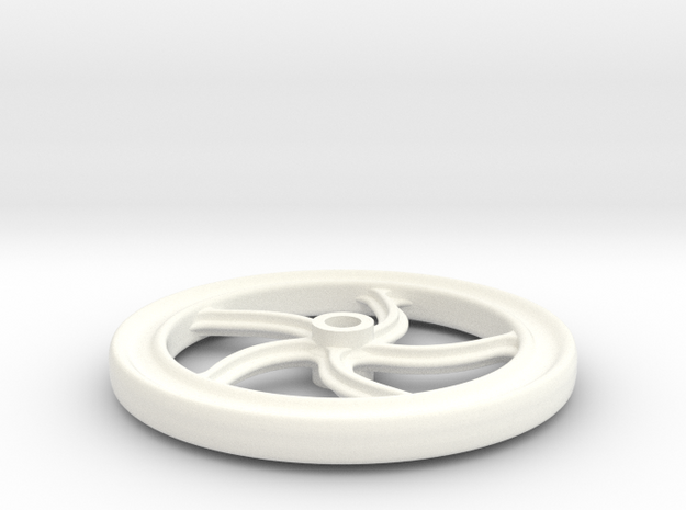 7/8n2 brakewheel in White Processed Versatile Plastic