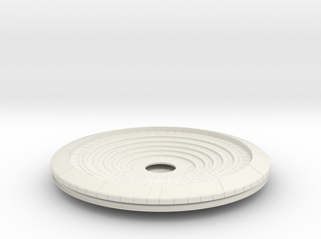 Confession Dial (Complete, No Orb or Lid) in White Natural Versatile Plastic