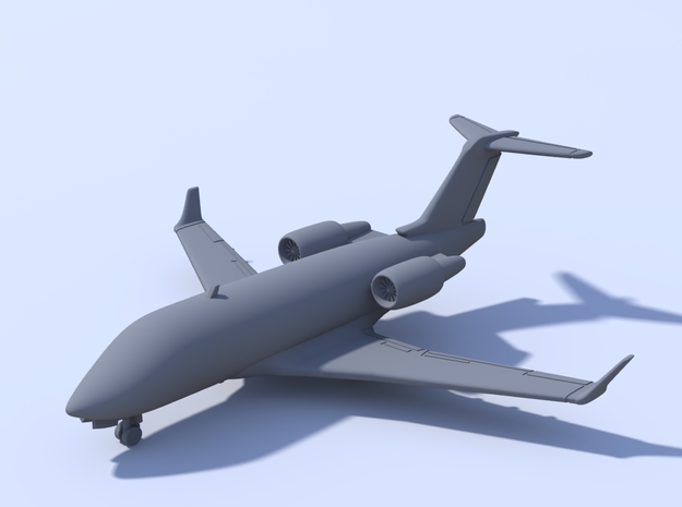 1:500_Challenger 604 [x2][A] in Smooth Fine Detail Plastic