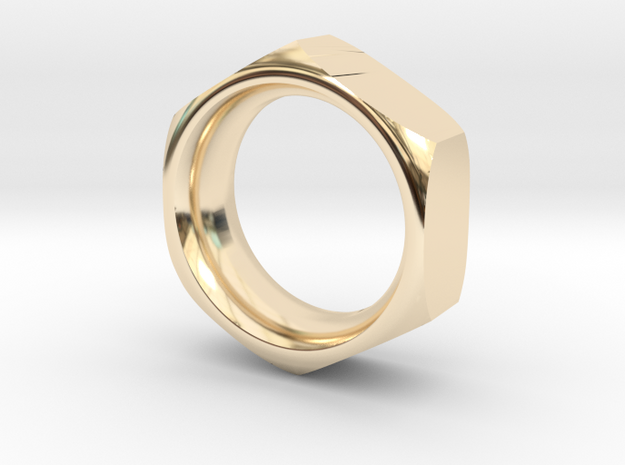 The Reverse Engineer (18mm) in 14K Yellow Gold
