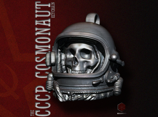 CCCP  COSMONAUT S in Polished Bronzed Silver Steel