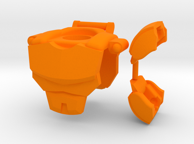 Iron Companion Chest Gear in Orange Processed Versatile Plastic