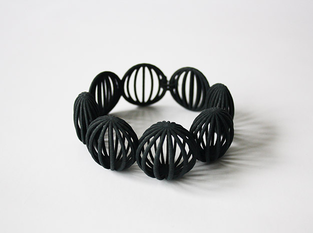 Bracelet Astral nylon in Black Natural Versatile Plastic