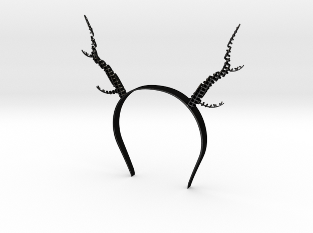 Antlers in Matte Black Steel