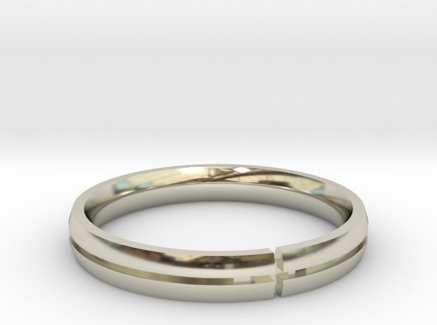 Candice Wedding Ring Final Gold Edition in 14k White Gold