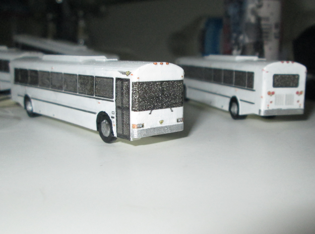n scale school bus 2015 ic re 300 (long) in Tan Fine Detail Plastic