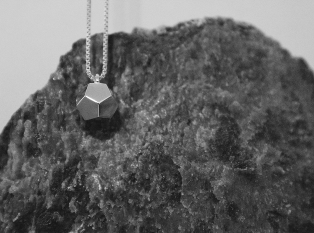Dodecahedron – Spirit in Polished Silver