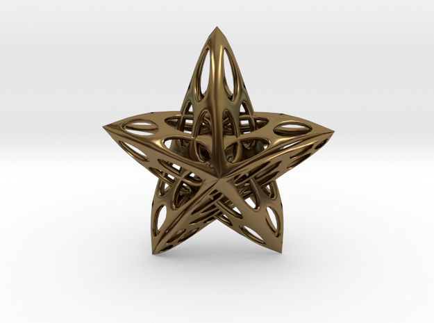 Star01 in Polished Bronze