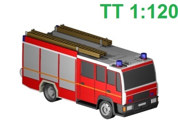 Feuerwehr-LHF (TT 1:120) in Smooth Fine Detail Plastic