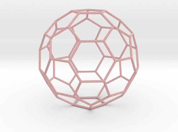 0473 Truncated Icosahedron E (16.0 см) #006 in Full Color Sandstone