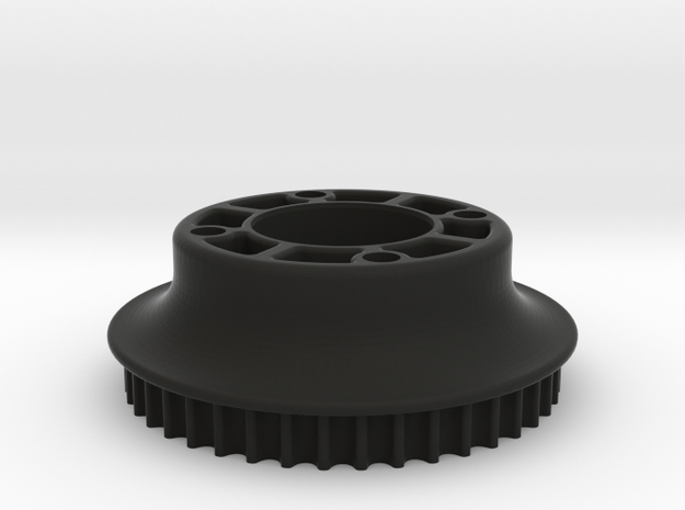 M3R16 Rear Pulley (42 Teeth) Inc. 5mm Offset in Black Natural Versatile Plastic