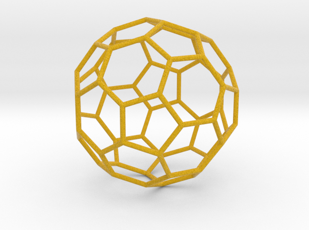0477 Truncated Icosahedron E (8.7 см) #003 in Full Color Sandstone