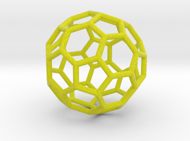  0479 Truncated Icosahedron E (3.8 см) #001 in Full Color Sandstone