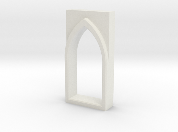 building detail series _ Gothic Window ype 0 in White Natural Versatile Plastic