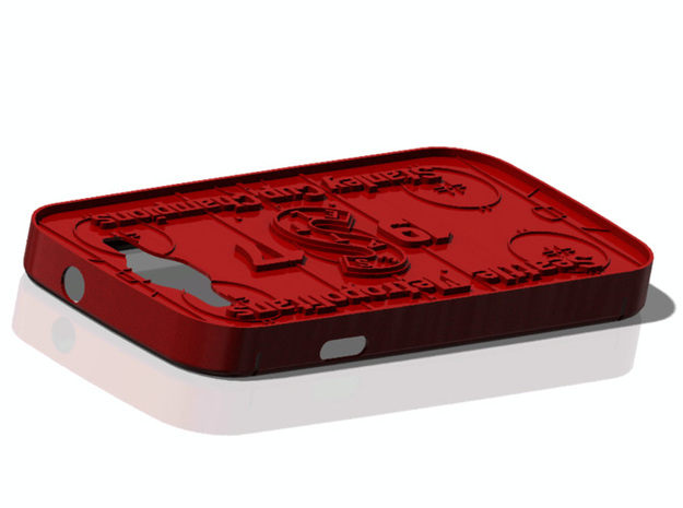 Galaxy S3 Metropolitans Hockey in Red Processed Versatile Plastic