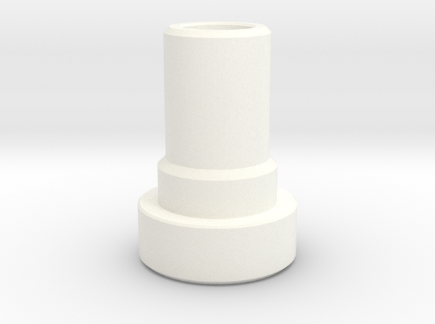 Shaft Support Tower in White Processed Versatile Plastic