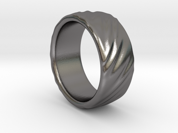 Canvas Ring - 20mm in Polished Nickel Steel