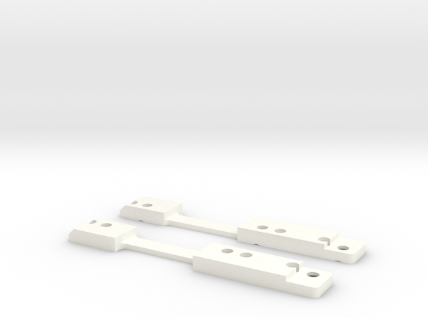 MiniZ F1 Lateral Links Extra soft in White Processed Versatile Plastic