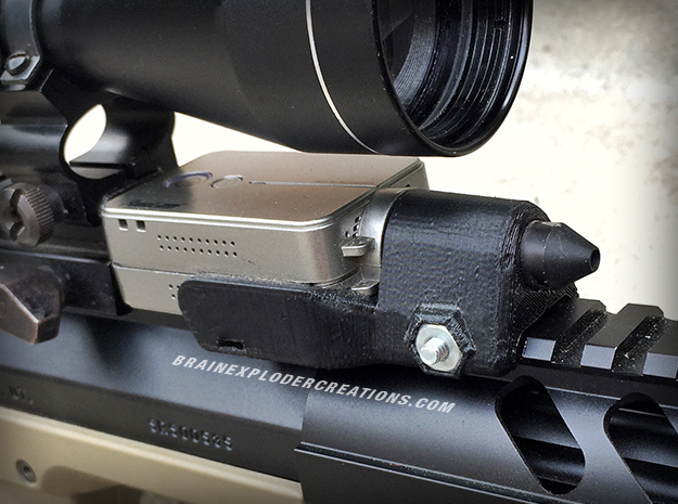 RunCam2 Zoom Lens Mount (Pinhole Lenses 11mm D) in Black Natural Versatile Plastic