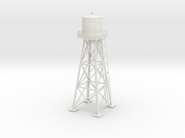Water tower 01. HO Scale (1:87)
