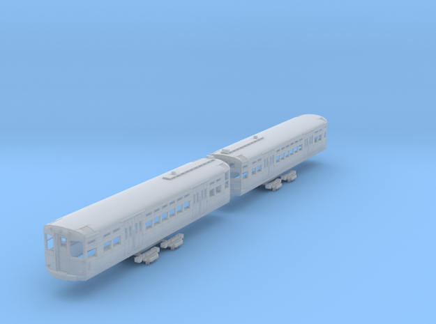 N Scale CTA 6000 Series (Modernized, w/Roofboards) in Smooth Fine Detail Plastic