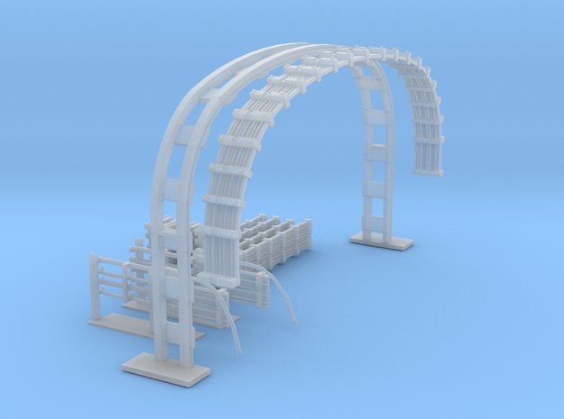 LU Cable Gantry in Smooth Fine Detail Plastic