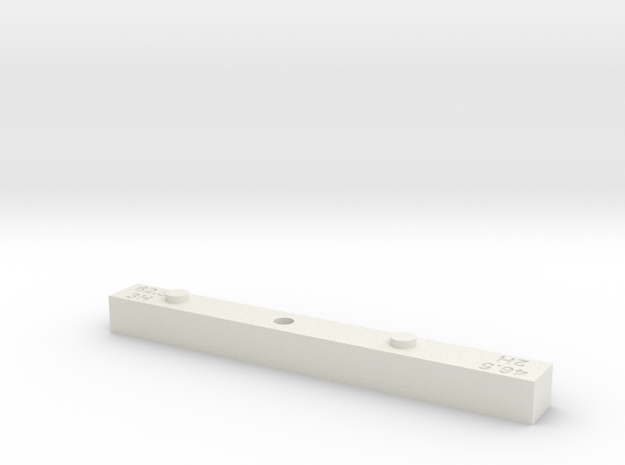 LR32 End Stop - Tap Version in White Natural Versatile Plastic
