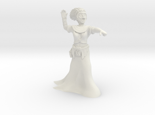 35mm Cleopatra Zombie Witch in White Natural Versatile Plastic