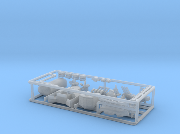 HMS Torquay Upgrade kit. Late version. 1/500 scale in Tan Fine Detail Plastic