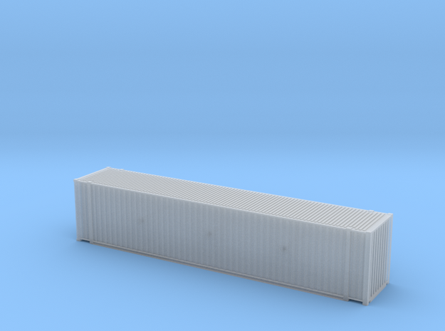 45' Hi Cube ISO Container (N Gauge 1:148) in Tan Fine Detail Plastic