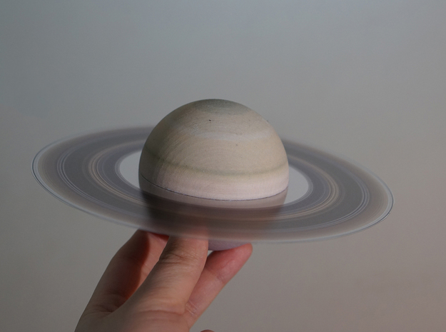Saturn (Bifurcated) in Full Color Sandstone