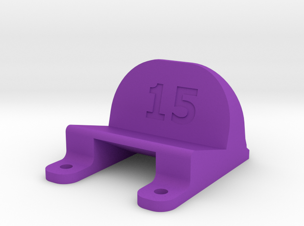 ImpulseRC Alien 5 - 15° Action Cam Mount in Purple Processed Versatile Plastic