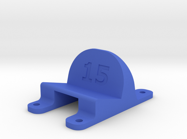 LT210 - 15° Action Cam Mount in Blue Processed Versatile Plastic