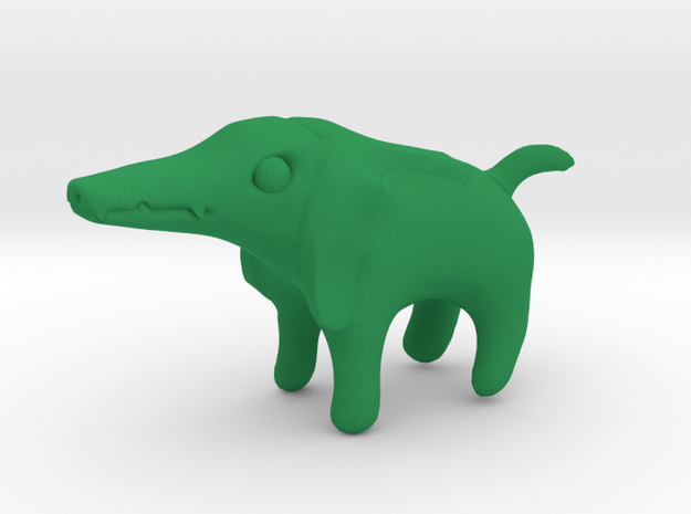 Sobek Dog in Green Processed Versatile Plastic