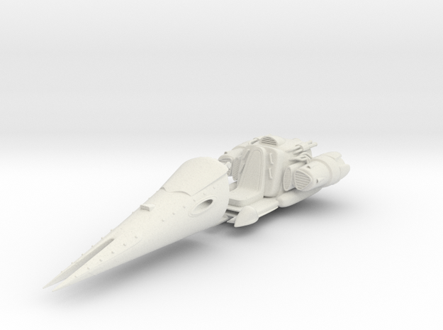 Vulture Speeder (1:18 Scale) in White Natural Versatile Plastic